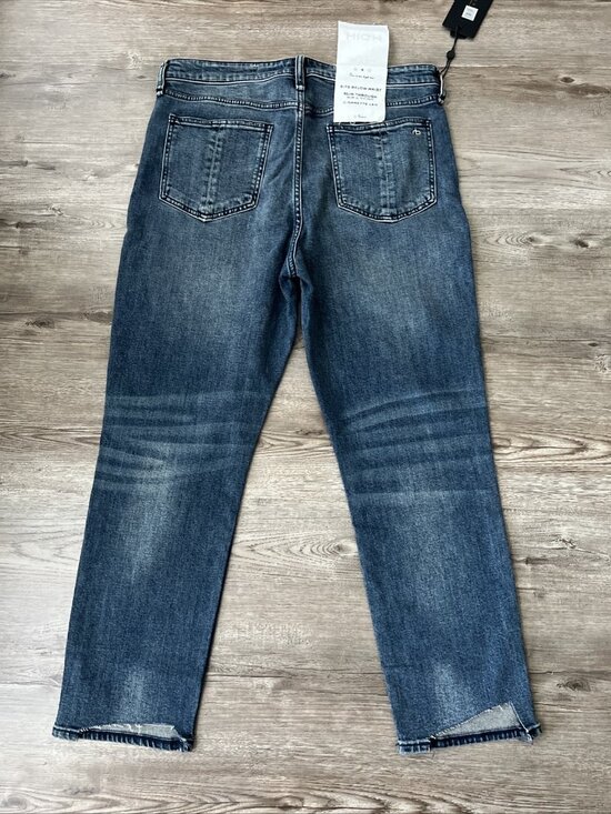 Rag Bone Nina High Rise Cigarette Crop Jean Womens 31 Vallery Wash New - Picture 13 of 16